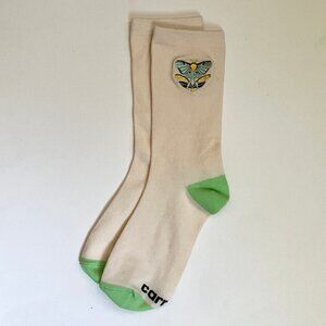 Carmico Moth Socks Embroidered S/M